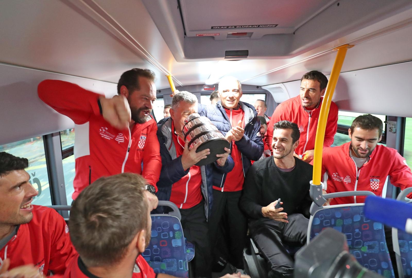 Davis Cup reprezentativci se vratili u Hrvatsku