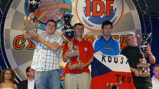 Slavljenici na pojedinacnom EP za muske (slijeva): Suljovic, Ratajski, Kuric i de Vito