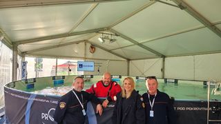 Ronilačka atrakcija na Crofish sajmu