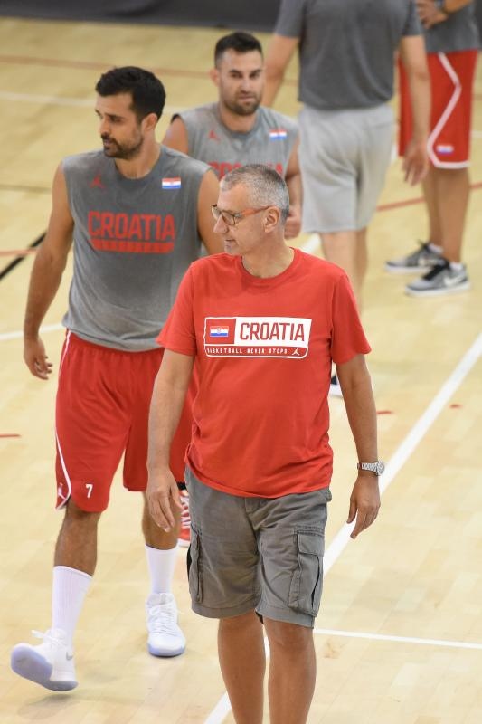 Prvi trening košarkaških reprezentativaca u Svetom Martinu na Muri