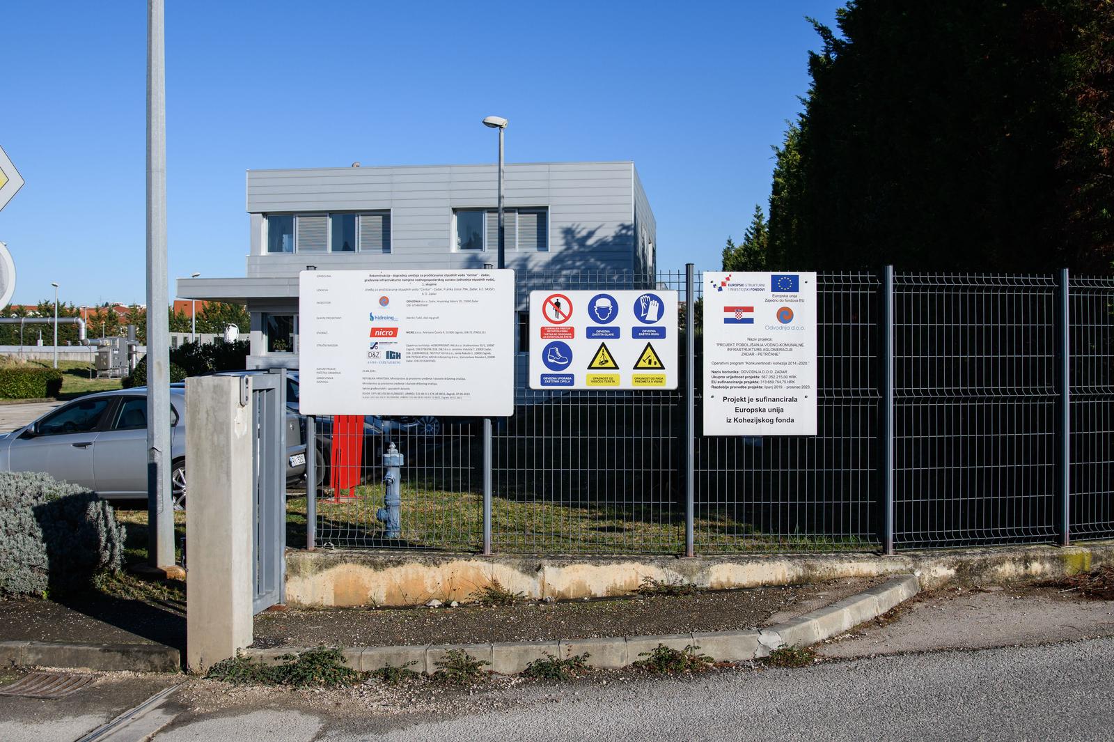 Gradonačelnik Dukić sa suradnicima posjetio gradilište aglomeracije Zadar-Petrčane