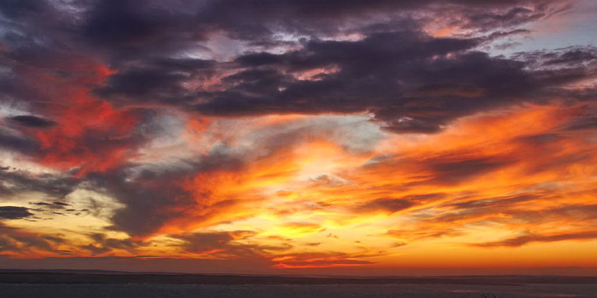 Prekrasan tribanjski zalazak