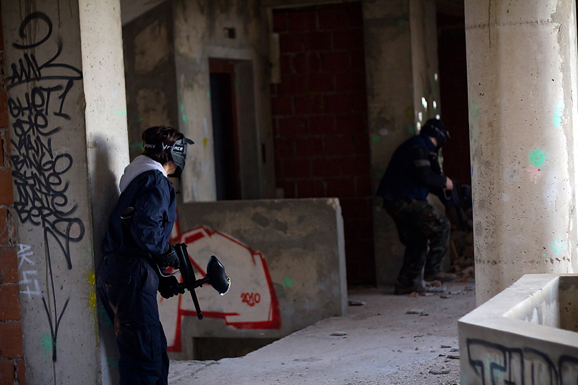 Paintball u Gaženici, 22. siječnja 2012. (foto:Saša Čuka)