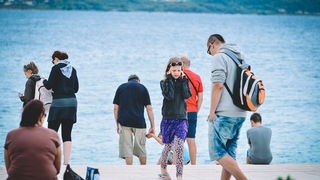 Škura bura na zadarskoj rivi 15. srpnja 2016.