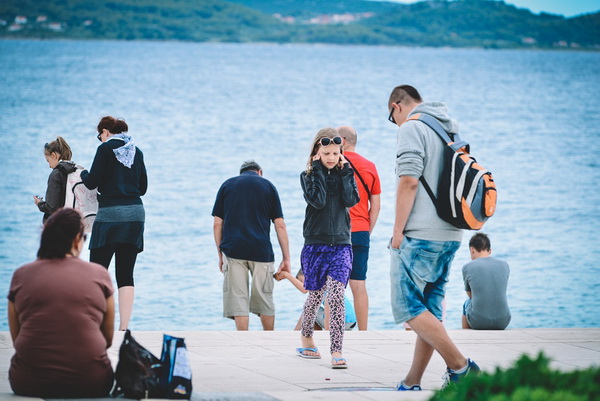 Škura bura na zadarskoj rivi 15. srpnja 2016.