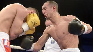 Svjetska boksacka liga, grupa B C1, kategorija 75 kg, Edin Avdic (Croatian Knights) – Nizar Trimech (France Fighting Roosters).