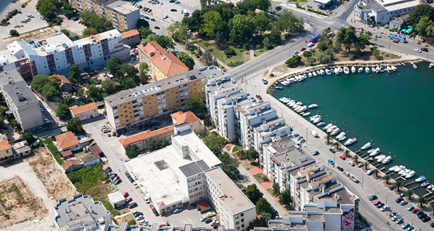 Zadar iz zraka. Lipotica