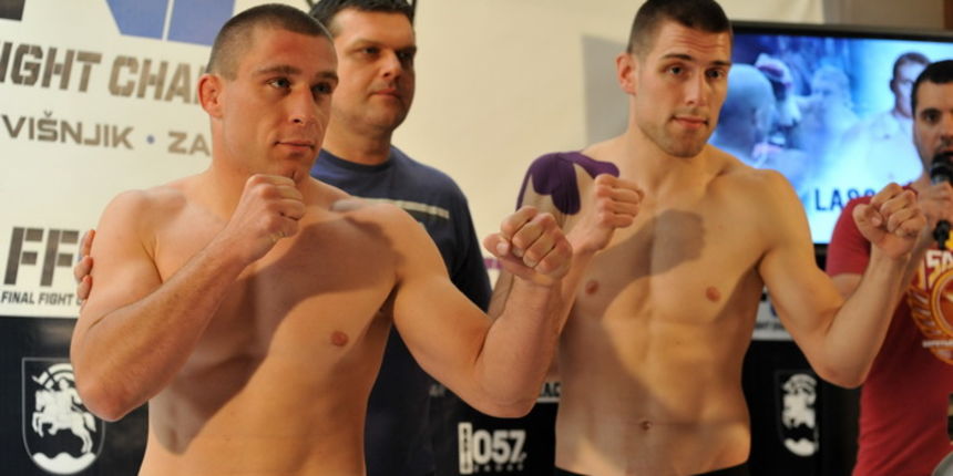 Zadar, 090513.
Sluzbeno vaganje sudionika za borilacki spektakl FFC 04 koji se sutra odrzava u dvorani na Visnjiku.
Foto: Luka Gerlanc / CROPIX Zadar, 090513.
Sluzbeno vaganje sudionika za borilacki spektakl FFC 04 koji se sutra odrzava u dvorani na Visnjiku.
Foto: Luka Gerlanc / CROPIX