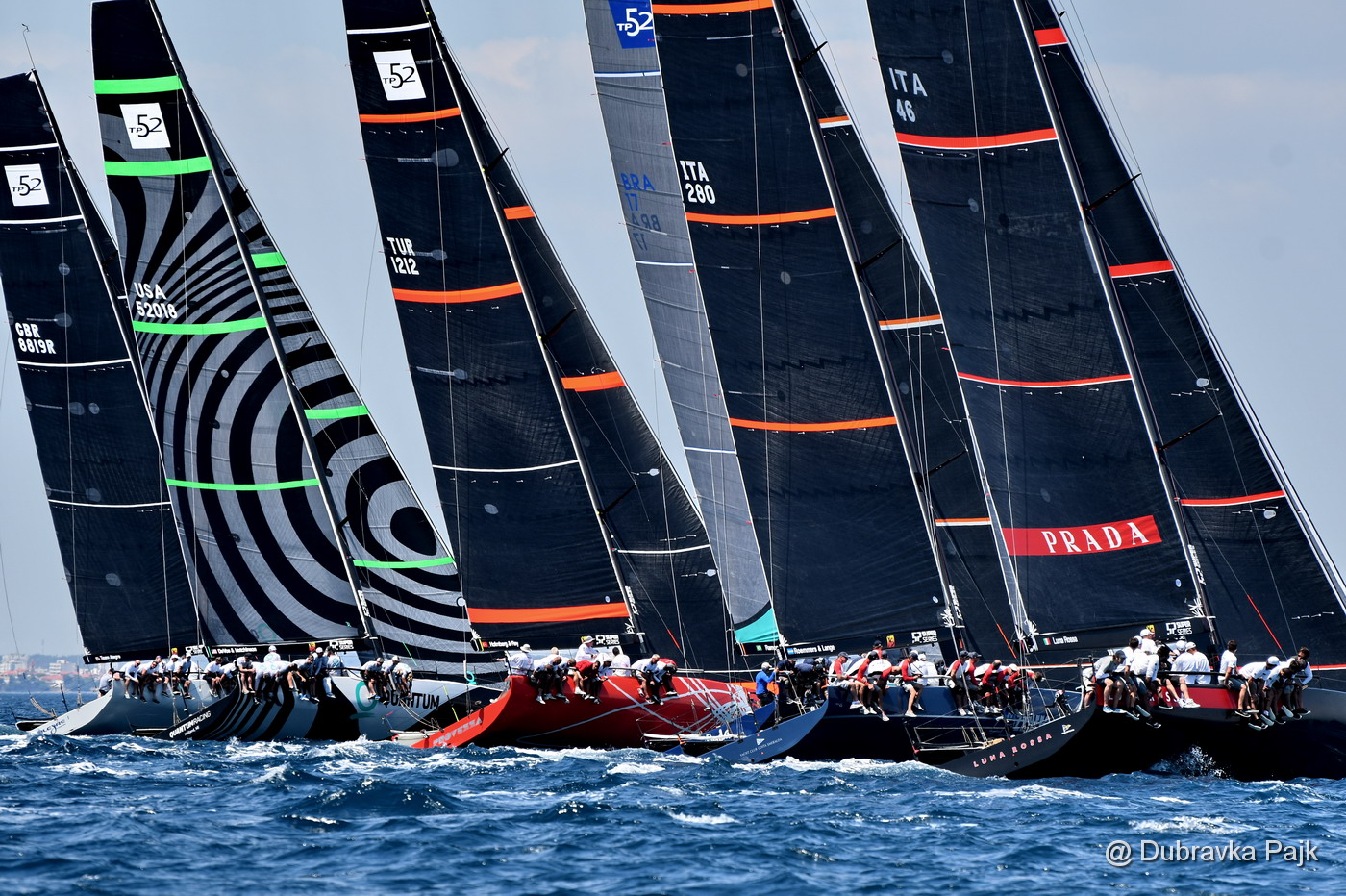 Prvi dan TP52 regate ispred zadarske rive Prvi dan TP52 regate ispred zadarske rive