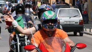 Karusel bikera na Branimirovoj obali u Zadru, Foto: Mladen Malik