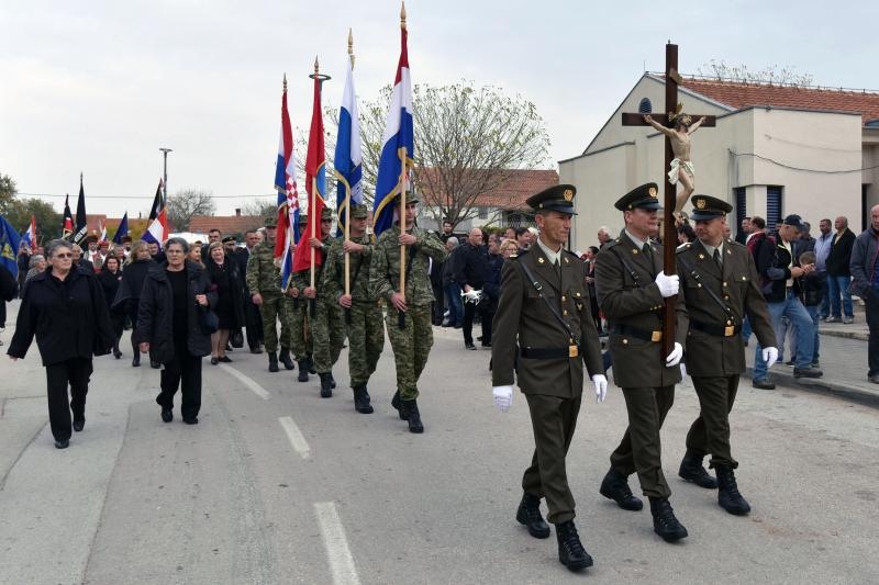 Obilježena 24. obljetnica stradanja mještana i branitelja Škabrnje, Foto: Dino Stanin/PIXSELL Obilježena 24. obljetnica stradanja mještana i branitelja Škabrnje, Foto: Dino Stanin/PIXSELL