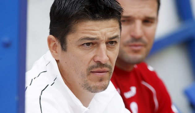 Zagreb, 100910. Stadion Maksimir. 7. kolo 1. Hrvatske nogometne lige. Lokomotiva – Zadar. Dalibor Zebic trener Zadra. Foto: Goran Mehkek / CROPIX