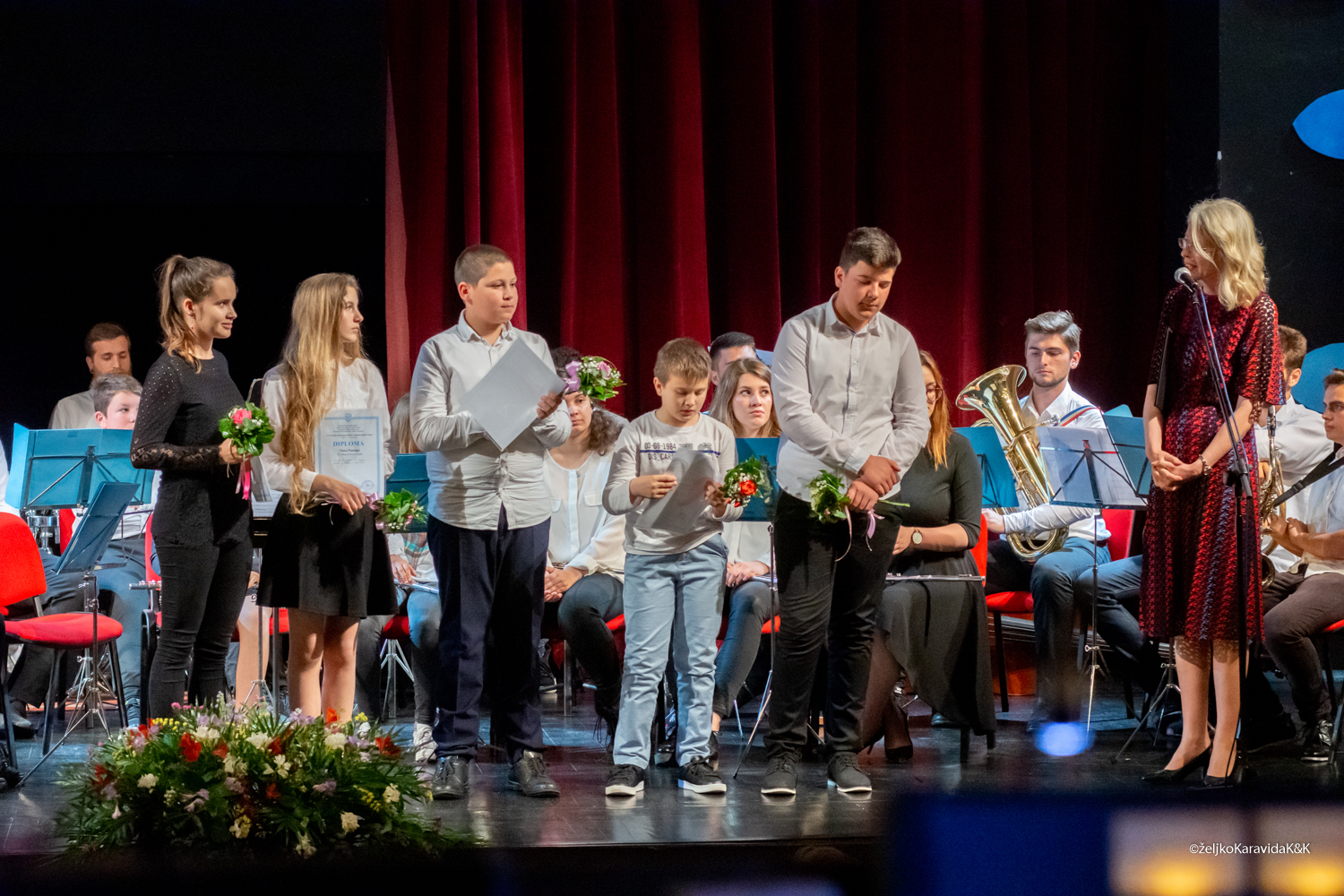 HNK Zadar: Godišnji koncert Glazbene škole Blagoje Bersa