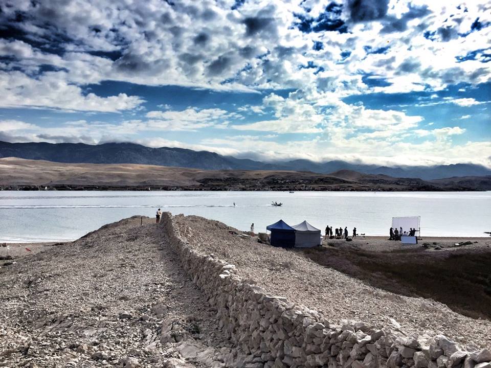 Atmosfera na snimanju reklame na Pagu