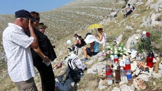 30.08.2015., Kornati – Na otoku Kornatu obiljezena je 8. obljetnica stradanja 12 vatrogasaca iz Sibenika, Vodica i Tisnog. Photo: Dusko Jaramaz/PIXSELL 30.08.2015., Kornati – Na otoku Kornatu obiljezena je 8. obljetnica stradanja 12 vatrogasaca iz Sibenika, Vodica i Tisnog. Photo: Dusko Jaramaz/PIXSELL