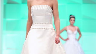 Zagreb, 040211. 
Arena Zagreb, Laniste.
13. Sajam vjencanja, velika modna revija sa modelima modne agencije Sandra. 
Na slici: Salon vjencanica Bety.
Foto: Biljana Gaurina / CROPIX