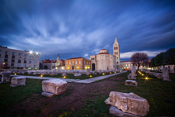 Zadarski suton 7. siječnja 2013. (foto:Saša Čuka)