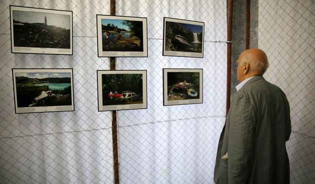 21.10.2013., Zadar – U Knezevoj palaci otvorena je izlozba Hrvatske novinske fotografije 2012. Photo: Filip Brala/PIXSELL