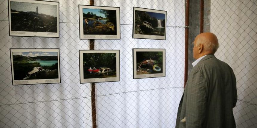 21.10.2013., Zadar – U Knezevoj palaci otvorena je izlozba Hrvatske novinske fotografije 2012. Photo: Filip Brala/PIXSELL