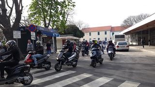 Bajkeri Dalmacije na blagoslovu motora u Biogradu na moru