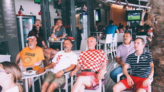 Euro 2016: Utakmica između Hrvatske i Češke gledala se u brojnim zadarskim lokalima i kafićima.