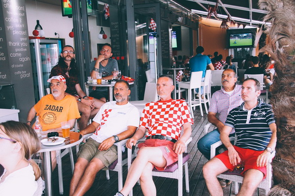 Euro 2016: Utakmica između Hrvatske i Češke gledala se u brojnim zadarskim lokalima i kafićima.