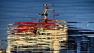 Svitanje i rano jutro u novoj luci Gaženica