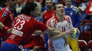 Malmo, 190111.
Malmo Arena, 22. svjetsko rukometno prvenstvo, utakmica izmedju Hrvatske i Srbije.
Na fotografiji: Manuel Strlek.
Foto: Ante Cizmic / CROPIX Malmo, 190111.
Malmo Arena, 22. svjetsko rukometno prvenstvo, utakmica izmedju Hrvatske i Srbije.
Na fotografiji: Manuel Strlek.
Foto: Ante Cizmic / CROPIX