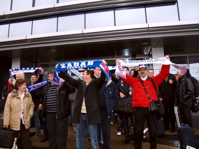 Zadrani u Rigi, 1. prosinca 2008.