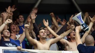KK Cibona – KK Zadar 80-71. Navijači Zadra, Tornado. Photo: Goran Stanzl/PIXSELL KK Cibona – KK Zadar 80-71. Navijači Zadra, Tornado. Photo: Goran Stanzl/PIXSELL