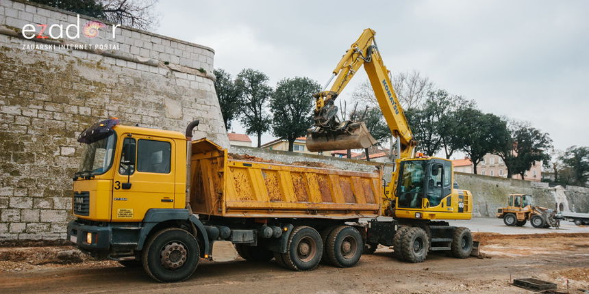 Đir po gradu, srijeda 17. siječnja 2018. Liburnska obala- radovi