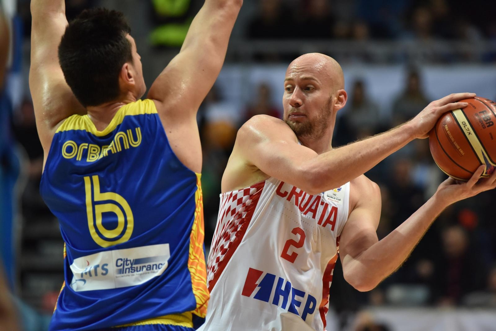 Kvalifikacija za FIBA Svjetski kup: Hrvatska – Rumunjska. Hrvoje Perić
