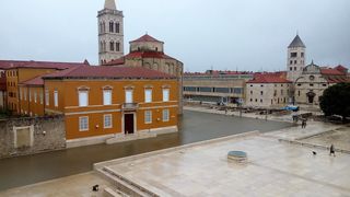 Potopljen Forum, poplava u Zadru 11. rujna 2017.