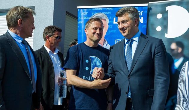 Branko Dukić i Andrej Plenković