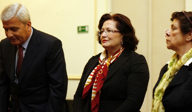 Zagreb, 240412.
Zupanijski sud na Zrinjevcu.
Na Zupanijskom sudu danas je bivsa HDZ-ova blagajnica, Branka Pavosevic, iznosila je svoju obranu na sudjenju u aferi Fimi Media. Branka Pavosevic je vec priznala da je sudjelovala u financiranju stranackog “cr