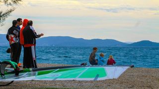 Wind i Kite surfing na Kolovarama 3. studenog 2013.  foto: Tome Grbeša
