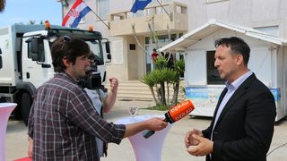 Prezentacija novog voznog parka poduzeća Čisti otok i Vodovod Vir Prezentacija novog voznog parka poduzeća Čisti otok i Vodovod Vir