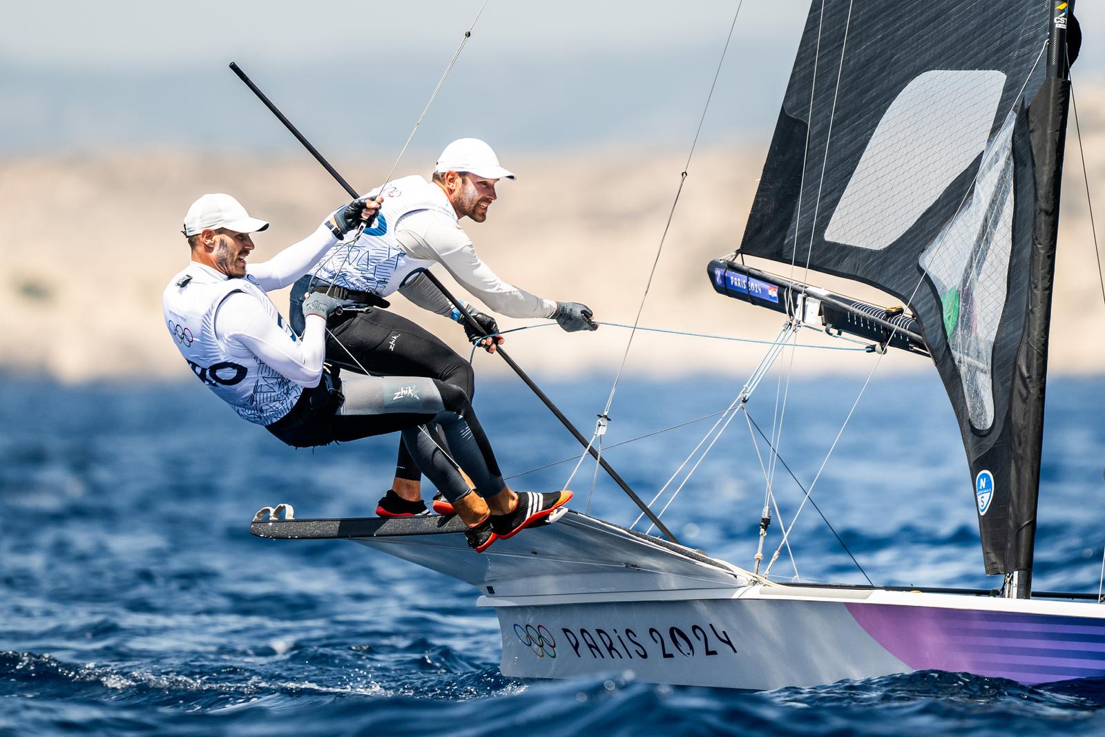 OI Pariz 2024: Braća Fantela u klasi 49er na regatnom polju u Marseilleu