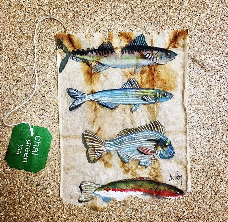 Iskorištene vrećice od čaja pretvara u prava umjetnička djela