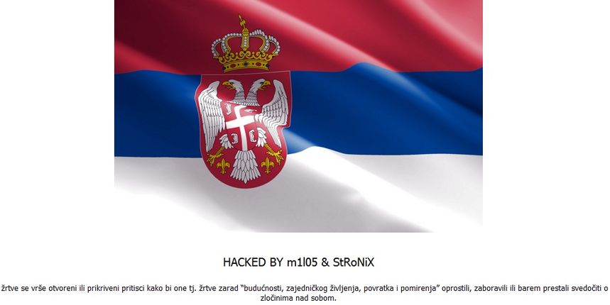 Srpska  zastava već tri dana stoji na službenim web stranicama općine Poličnik