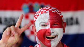 Veseli hrvatski navijači u Rostovu na Donu