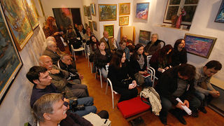 Roman Simić kod “ZaPis”-a u atelieru “Benini” Roman Simić kod “ZaPis”-a u atelieru “Benini”