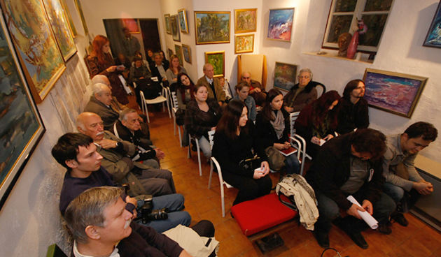 Roman Simić kod “ZaPis”-a u atelieru “Benini”