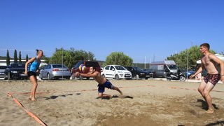 Na plaži Punta u Bibinjama održan 6. Memorijalni turnir u odbojci na pijesku za Tomislav Sikirića – Siku. Foto: Leo Banić Na plaži Punta u Bibinjama održan 6. Memorijalni turnir u odbojci na pijesku za Tomislav Sikirića – Siku. Foto: Leo Banić