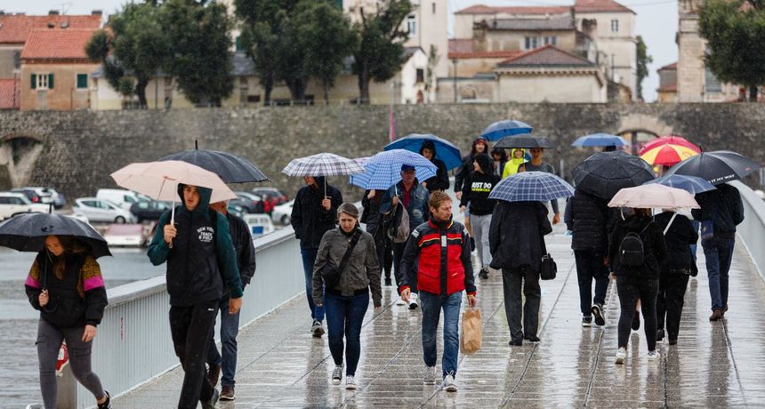 Kišno jutro u Zadru 7. listopada 2021. Kišno jutro u Zadru 7. listopada 2021.