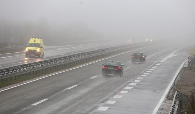 Autocesta, magla