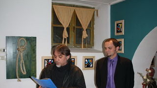 Otvorenje izlozbe Dragana Jelavica u konobi Na po ure 27. studenog 2010.