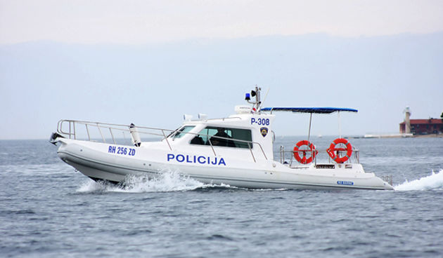 Pomorska policija – gumenjak, (Foto:Saša Čuka)