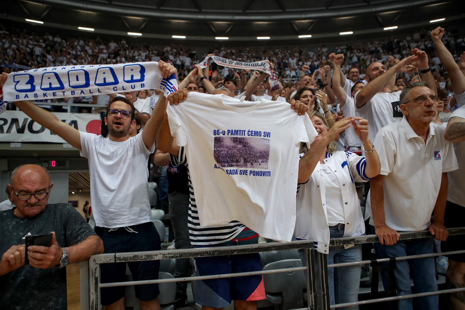 Košarkaši Zadra peti put u povijesti prvaci Hrvatske