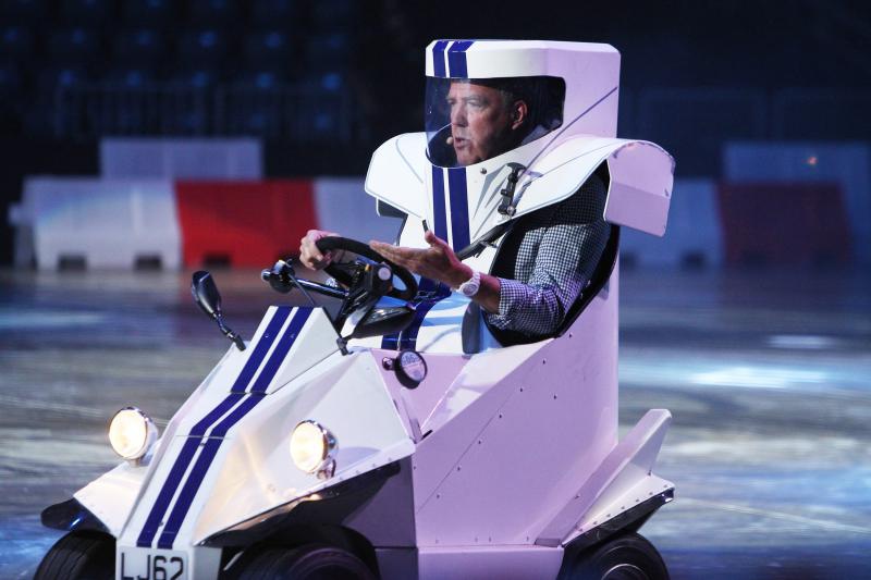 Zagreb – U Areni odrzan veliki automobilisticki spektakl Top Gear Live, koji se temelji na kultnoj BBC-jevoj seriji voditelja Jeremyja Clarksona. Jeremy Clarkson, Richard Hammond, James May. Photo: Goran Jakus/PIXSELL